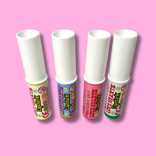 Lovehearts Lipsticks x4